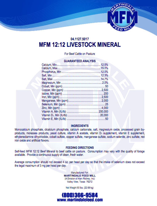 12:12 Beef Mineral
